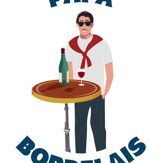 t-shirt papa bordelais