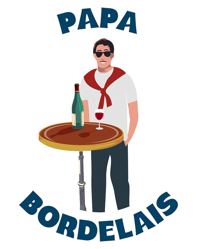 t-shirt papa bordelais