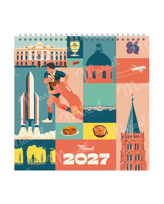 Calendrier 2027 "TOULOUSE"