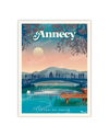 Carte Postale ANNECY "Pont des Amours"