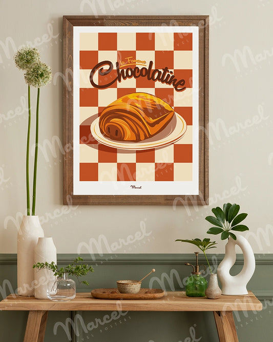 Affiche Travel Color "La chocolatine" 2