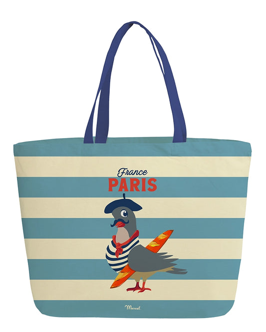 Sac Cabas PARIS "Le Pigeon"