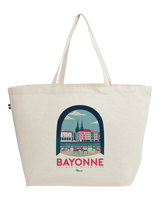 Sac Cabas BAYONNE "Quais de Nive"