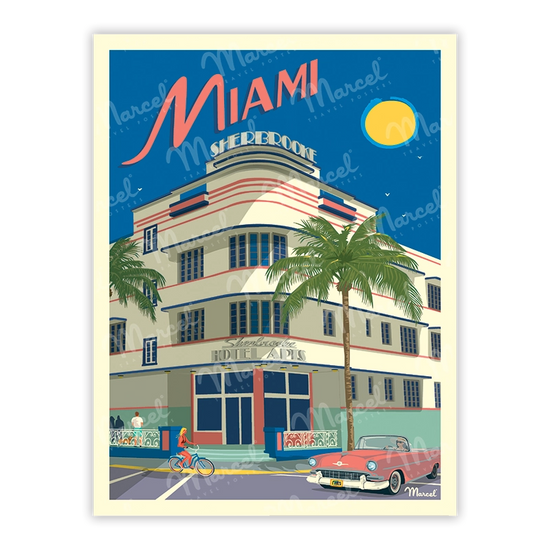 carte postale Miami