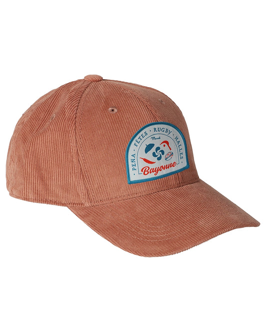 Casquette BAYONNE Vieux Rose velours