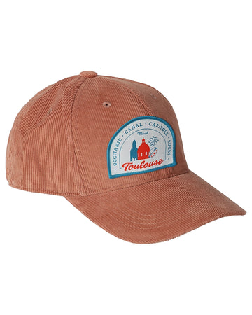 Casquette TOULOUSE Vieux Rose velours