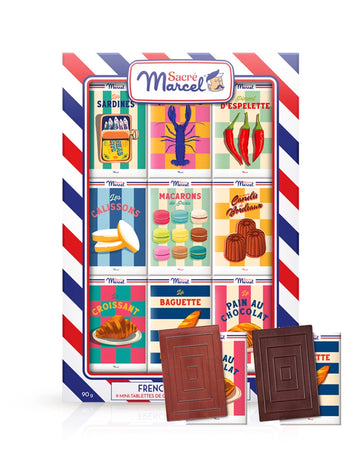 Etui French Excellence | 9 mini-tablettes | Sacré Marcel