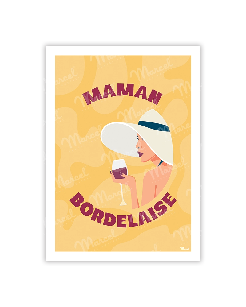 carte postale maman bordelaise