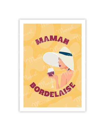 carte postale maman bordelaise