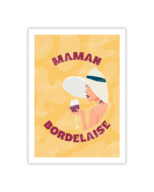 carte postale maman bordelaise