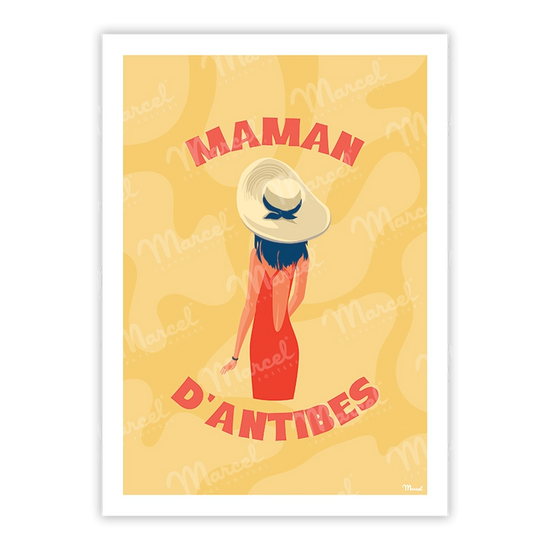 carte postale maman d'antibes