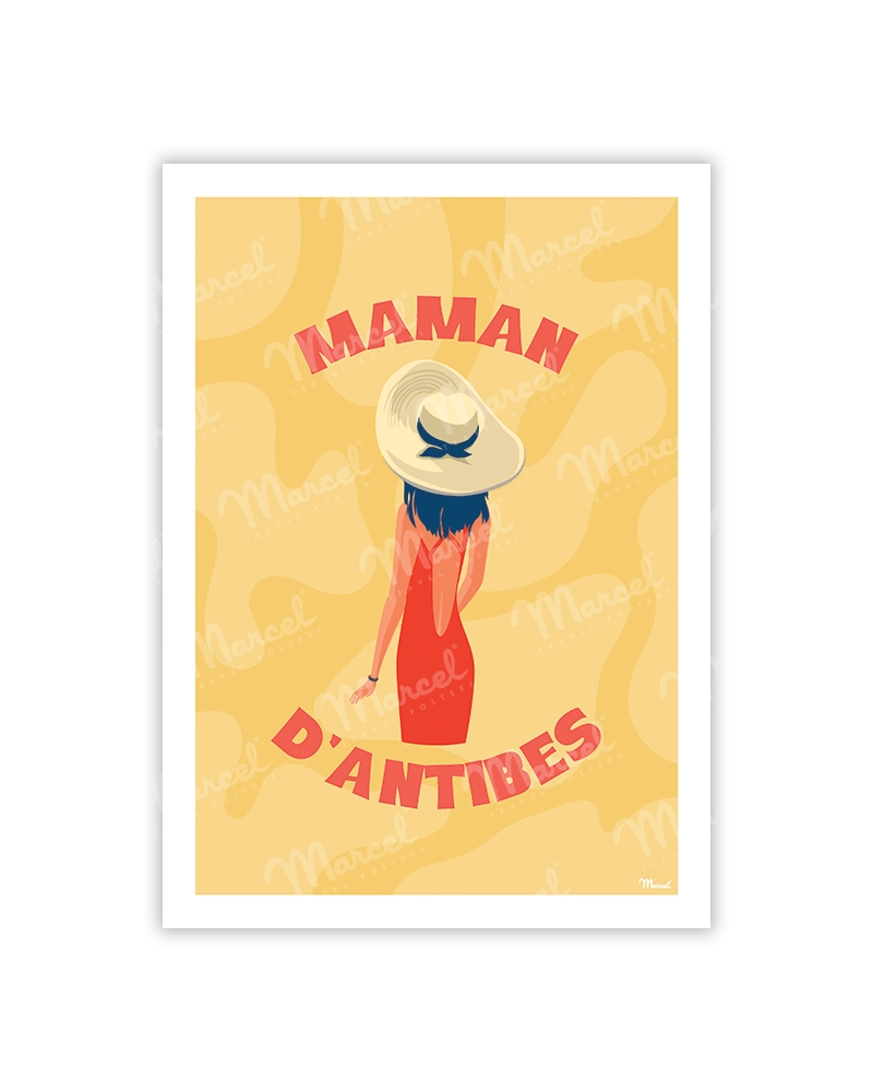 carte postale maman d'antibes