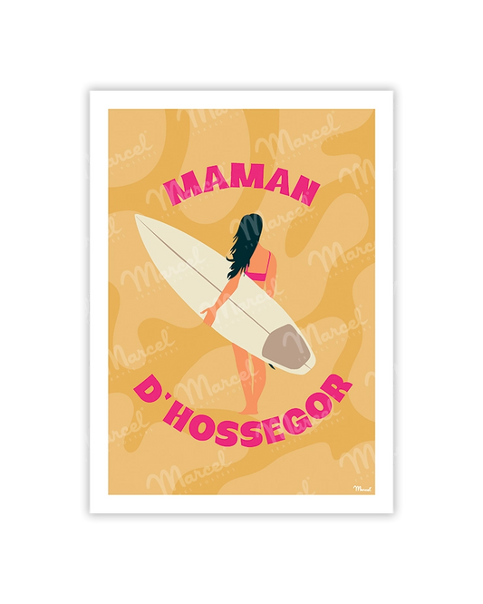 carte postale maman d'hossegor