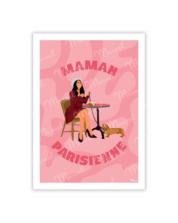 carte postale maman parisienne
