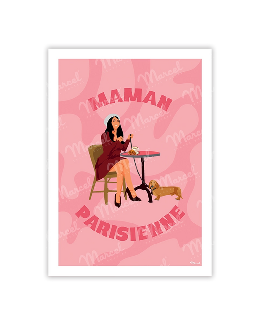 carte postale maman parisienne