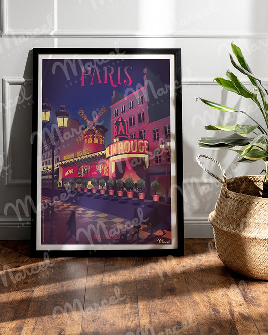 Affiche PARIS "Moulin Rouge"
