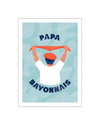 carte postale papa bayonnais