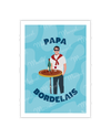 carte postale papa bordelais