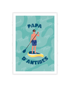 carte postale papa d'antibes