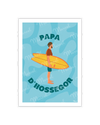 carte postale papa d'hossegor
