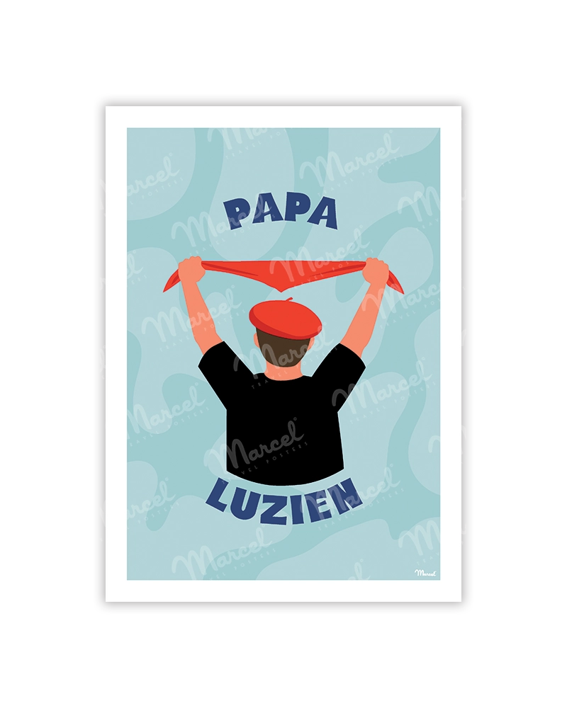 carte postale papa luzien