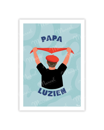 carte postale papa luzien