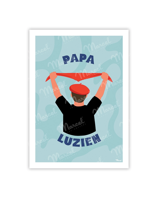 carte postale papa luzien