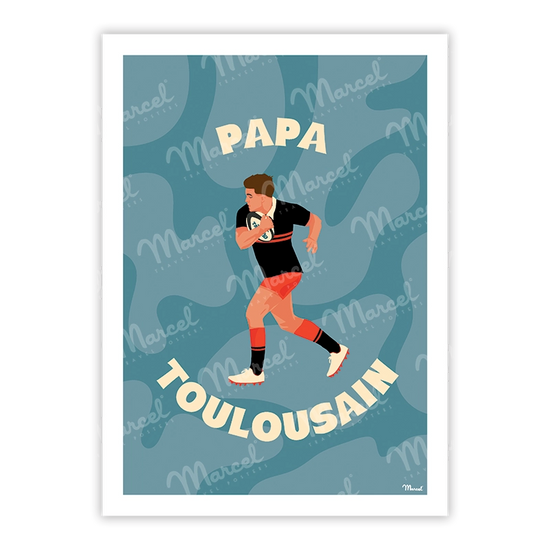 carte postale papa toulousain