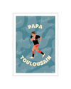 carte postale papa toulousain