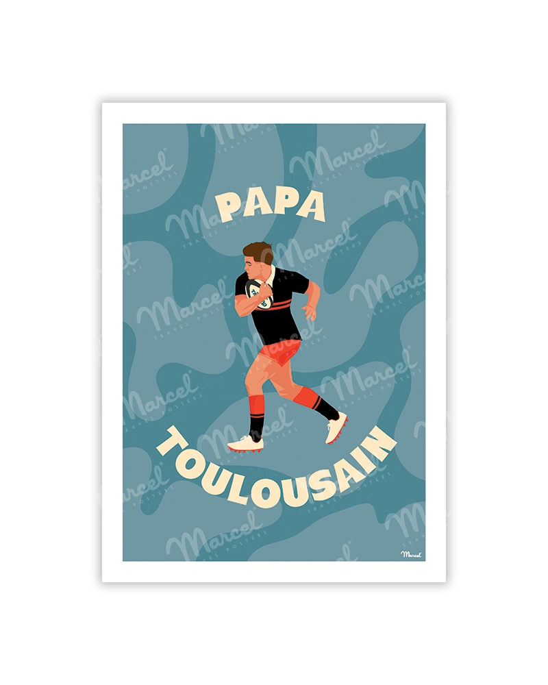 carte postale papa toulousain