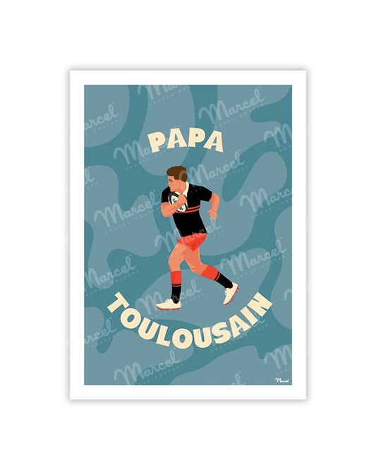 carte postale papa toulousain
