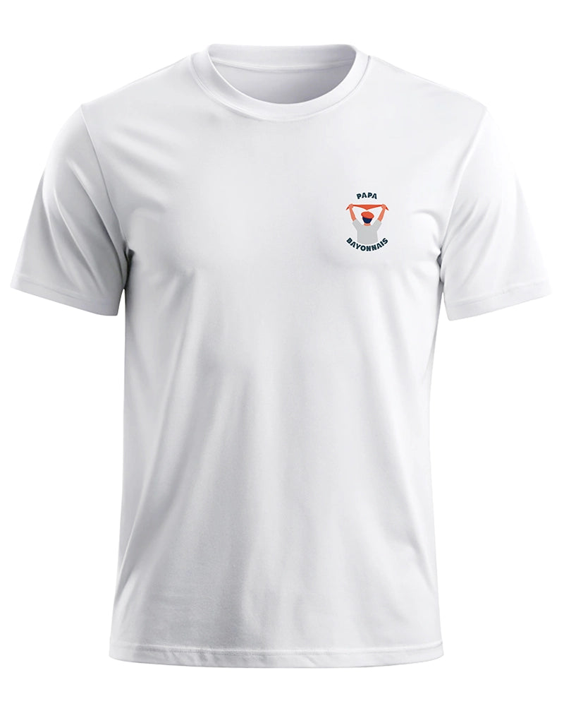 t-shirt papa bayonnais