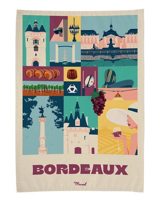 Torchon City Color BORDEAUX