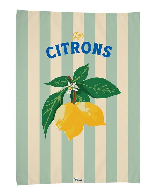 Torchon "Les Citrons"