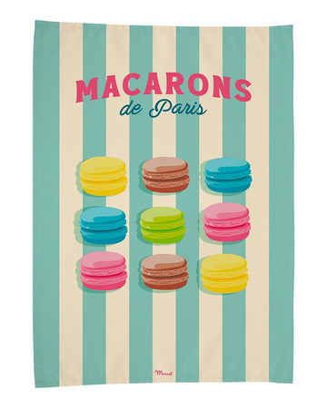 Torchon "Macarons de Paris"