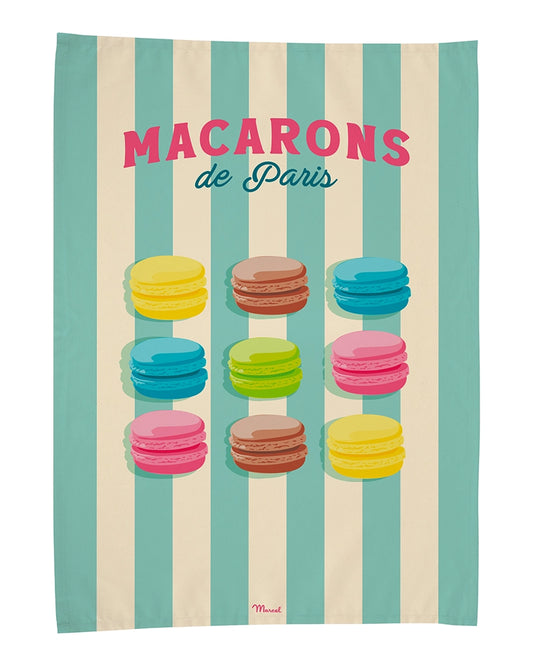 Torchon "Macarons de Paris"