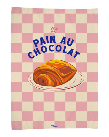 Tea towel "Le Pain au Chocolat"