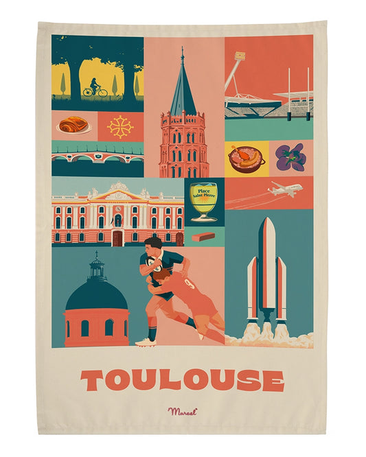 Torchon City Color TOULOUSE